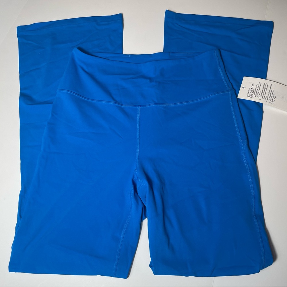 NWT Lululemon Groove Super High Rise Flared Pant - Vibrant Blue Size 10